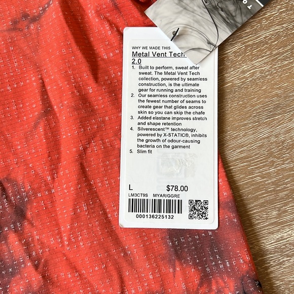 Lululemon Metal Vent Tech Short Sleeve Shirt 2.0 Size L - Picture 7 of 10